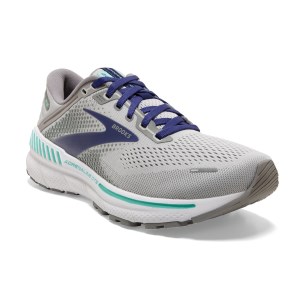 Brooks Adrenaline GTS 22 - Womens Running Shoes - Alloy/Blue/Green