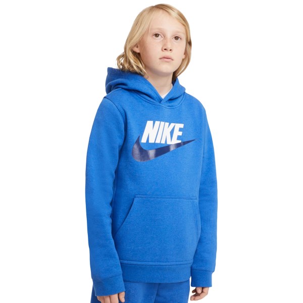 Nike Sportswear Club Fleece Pullover Kids Hoodie - Game Royal/Heather