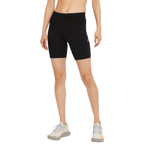 Nike Epic Luxe Womens Trail Running Shorts - Black/Dark Smoke Grey/Reflective Silver