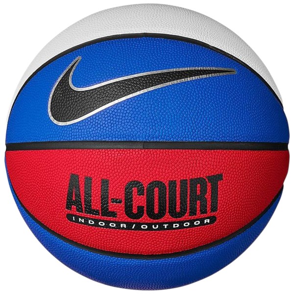 Nike Everyday All Court 8P Indoor/Outdoor Basketball - Size 7 - Game Royal/Black/Metallic Silver