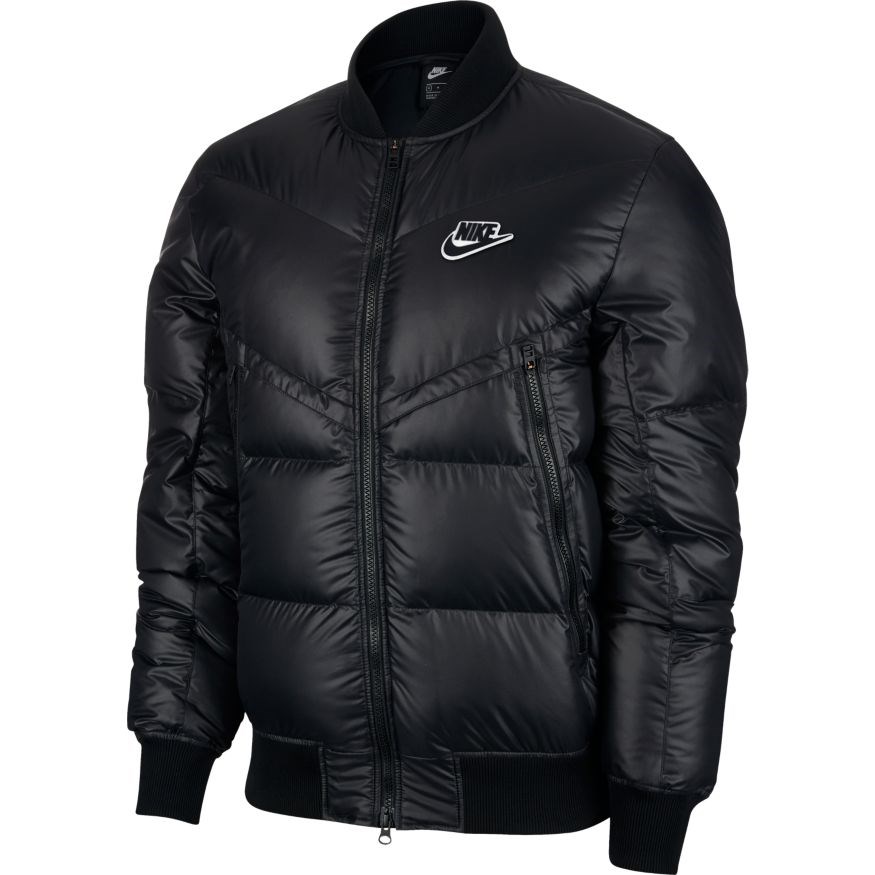 Nike Sportswear Downfill - Mens Bomber Jacket - Black | Sportitude