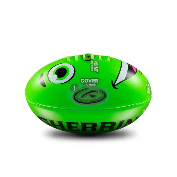 Sherrin Super Soft Touch Face Footy  - Dukes - Size 1 - Green