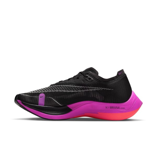 Nike ZoomX Vaporfly Next% 2 - Mens Running Shoes - Black/Flash Crimson/Hyper Violet