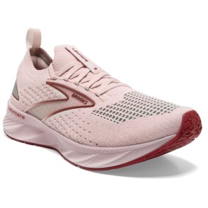 Brooks Levitate StealthFit 6 - Womens Running Shoes - Peach Whip/Pink