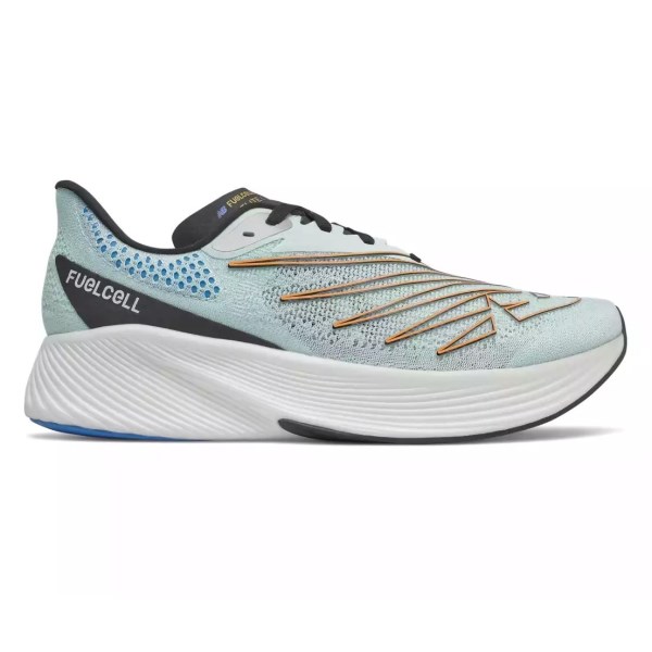 New Balance FuelCell RC Elite v2 - Mens Road Racing Shoes - Blue/Gold/White