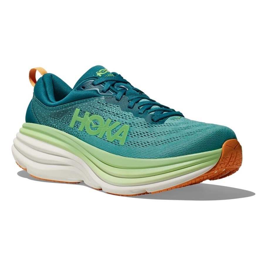 Hoka Bondi 8 - Mens Running Shoes - Deep Lagoon/Ocean Mist | Sportitude