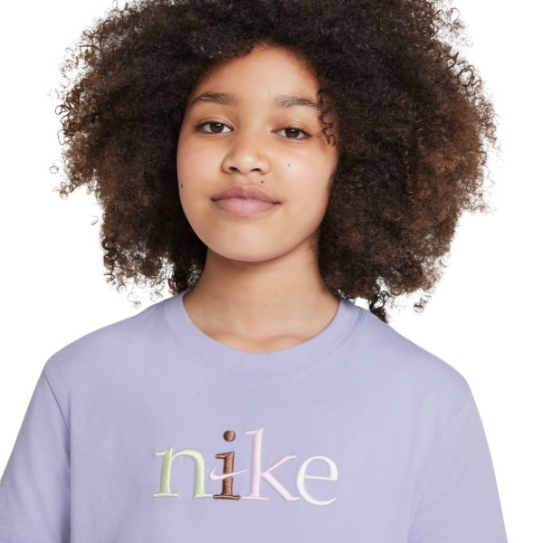 Nike Sportwear Kids Girls T-Shirt - Purple Dawn