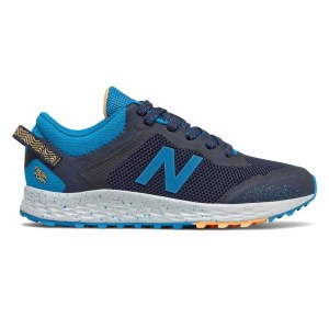 New Balance Fresh Foam Arishi Trail - Kids Trail Running Shoes - Natural Indigo/Wave Blue