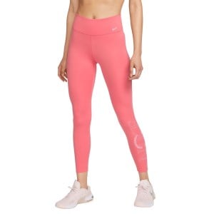 Nike One Mid-Rise Graphic Womens Training Tights