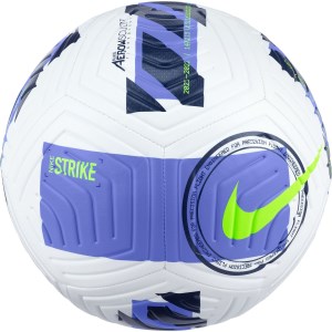 Nike Strike FA21 Soccer Ball - Size 5 - White/Sapphire/Blue Void/Volt