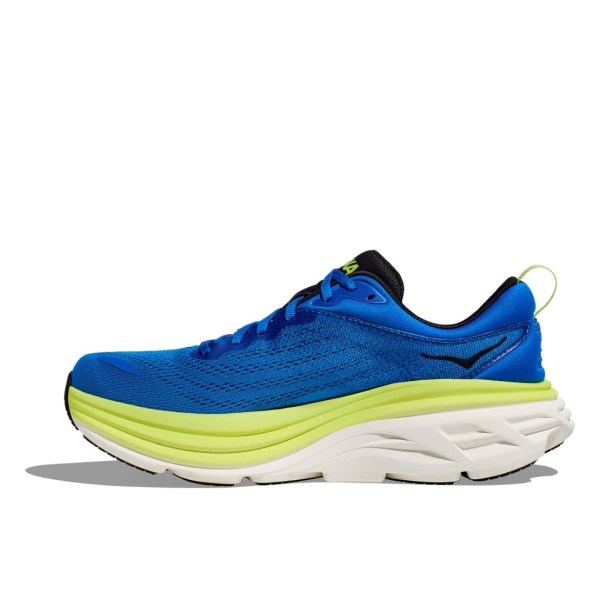 Hoka Bondi 8 - Mens Running Shoes - Electric Cobalt/Lettuce