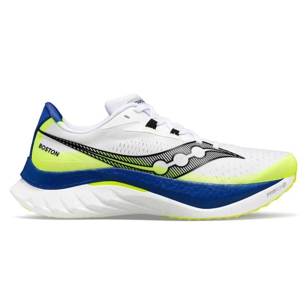 Saucony Endorphin Speed 4 Boston Marathon - Mens Running Shoes - White/Blue