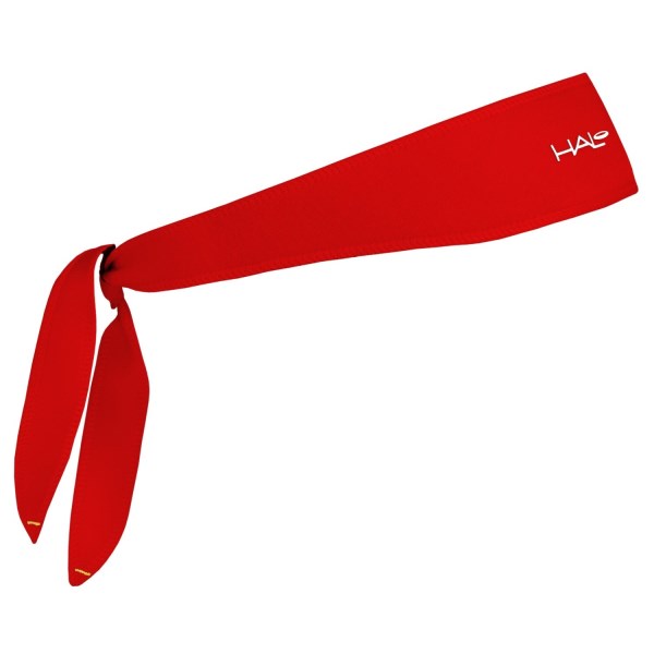 Halo I SweatBlock Headband - Tie Version - Red
