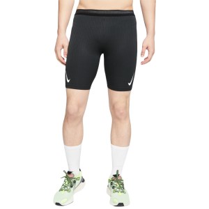 Nike AeroSwift Mens Running Half Tights - Black/White