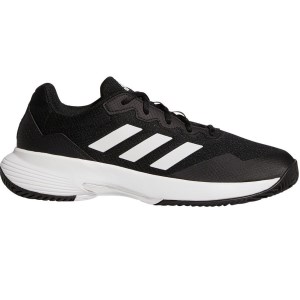 Adidas GameCourt 2.0 - Mens Tennis Shoes - Black/White