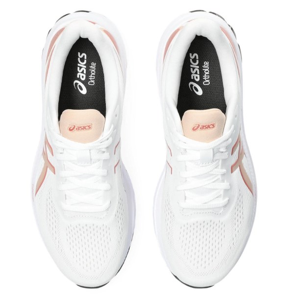 Asics GT-1000 12 - Womens Running Shoes - White/Light Garnet