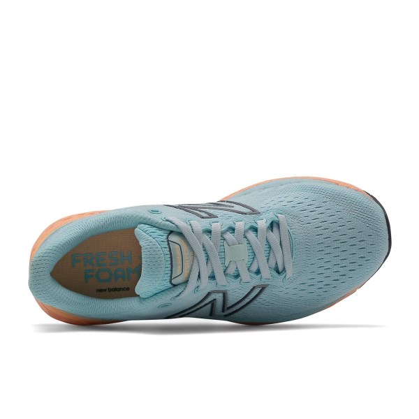 New Balance Fresh Foam 880v11 - Womens Running Shoes - Pale Blue Chill/Light Mango
