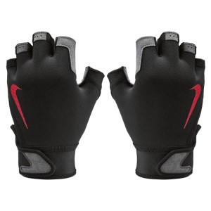 Nike Ultimate Fitness Mens Weight Lifting Gloves - Black/Light Crimson