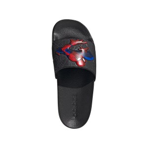 Adidas Adilette Shower Spider-Man - Kids Slides - Triple Black/Grey Six