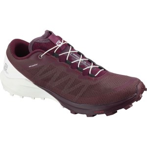 Salomon Sense Pro 4 - Womens Trail Running Shoes - Wine Tasting/Icy Morning