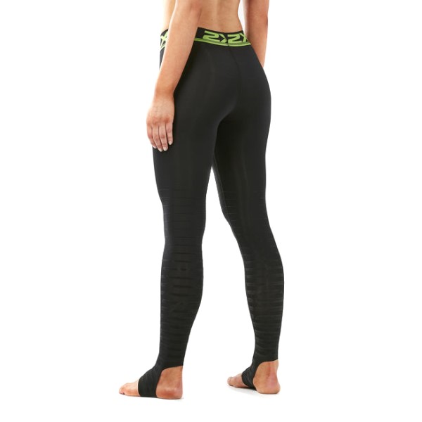 Skins Series-3 Travel and Recovery Womens Compression Long Tights - Black