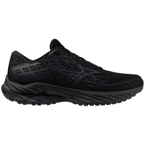 Mizuno Wave Inspire 20 - Mens Running Shoes - Black/Ultimate Grey/Black