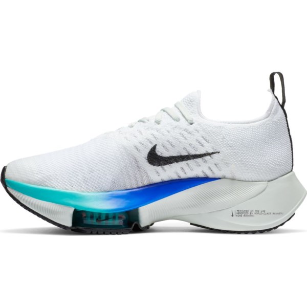 Nike Air Zoom Tempo Next% - Womens Running Shoes - White/Black/Hyper Violet/Flash Crimson