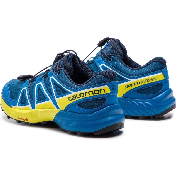 Salomon Speedcross J - Kids Trail Running Shoes - Poseidon/Sky Diver/Sulphur
