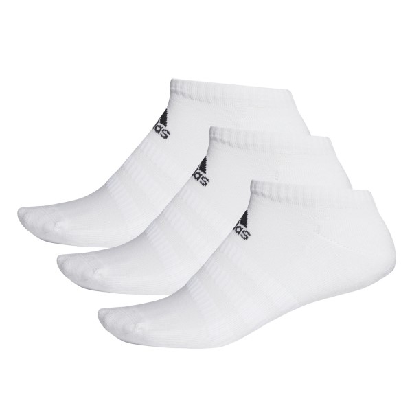 Adidas Cushion Low Cut Socks - 3 Pairs - White