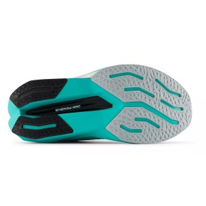 New Balance FuelCell SuperComp Trainer v3 - Womens Running Shoes - White/Cyber Jade/Silver Metallic