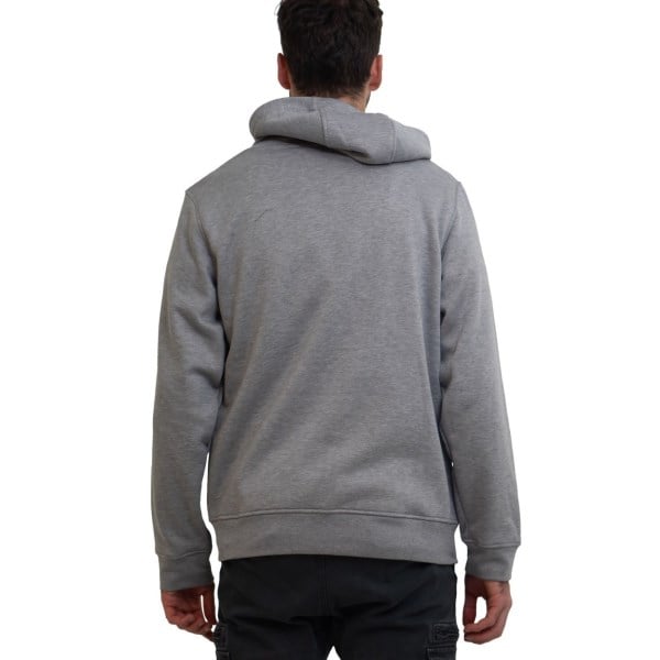 AND1 Fleece Mens Hoodie With Pocket - Grey Marle