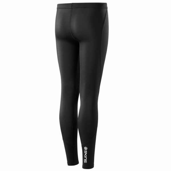 Skins Series-1 Youth Kids Compression Long Tights - Black