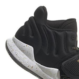 Adidas Deep Threat Primeblue Jr - Kids Basketball Shoes - Black/Gold/Metallic White