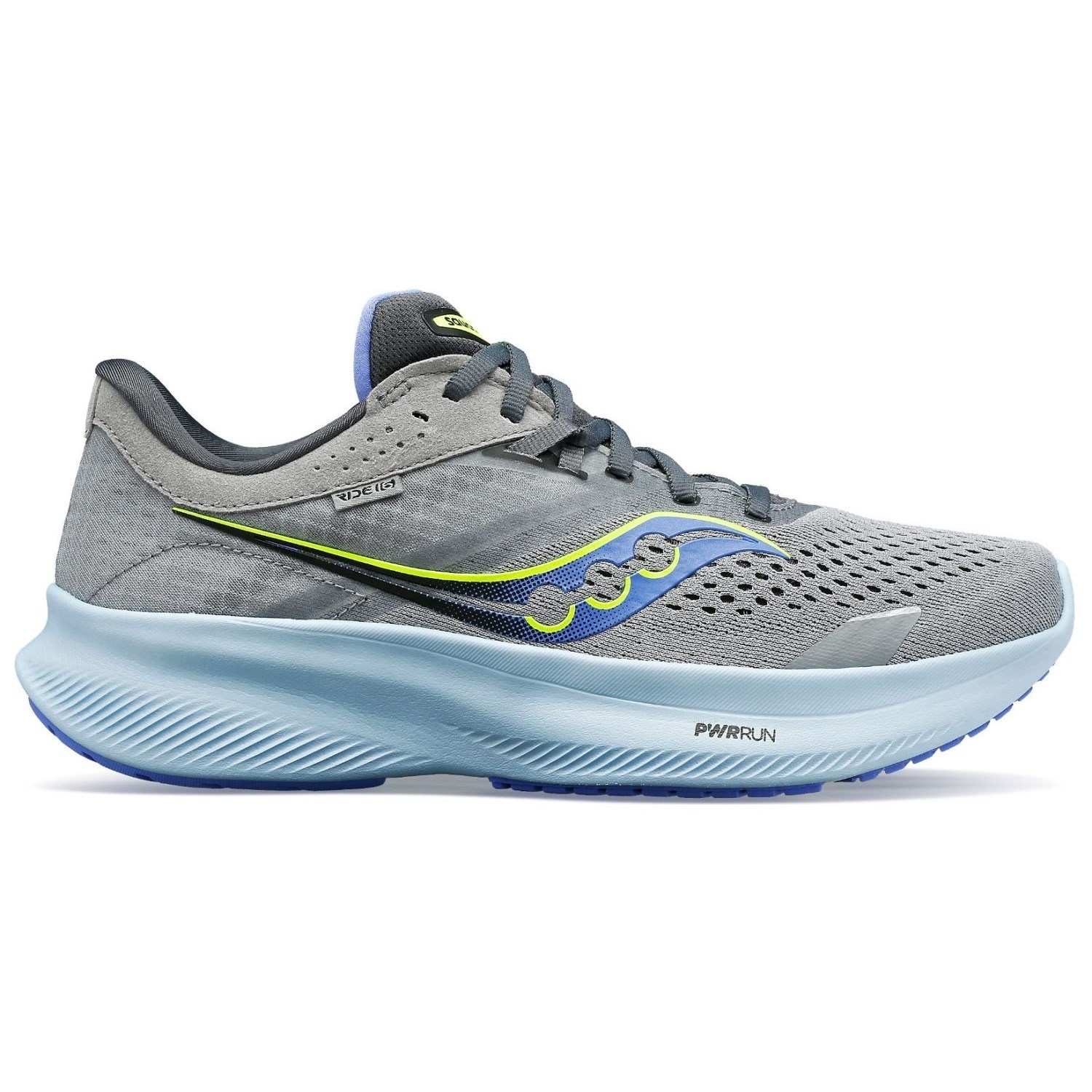 Saucony Ride 16 - Womens Running Shoes - Fossil/Pool | Sportitude