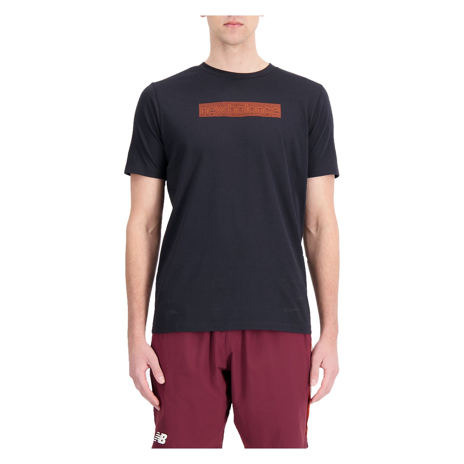 New Balance Tenacity Heathertech Mens Graphic T-Shirt - Black/Multi |  Sportitude