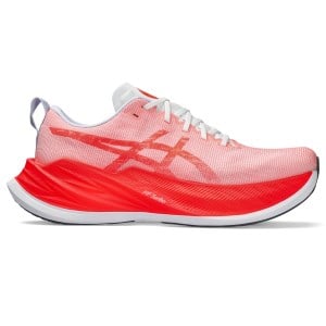 Asics SuperBlast - Unisex Running Shoes - White/Sunrise Red