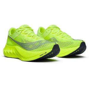 Saucony Endorphin Pro 4 - Mens Road Racing Shoes - Citron/Silver