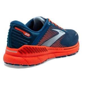 Brooks Adrenaline GTS 22 - Mens Running Shoes - Blue/Light Blue/Orange