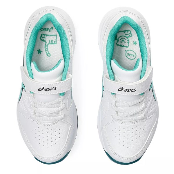 Asics Gel 550TR PS - Kids Cross Training Shoes - White/Aurora Green