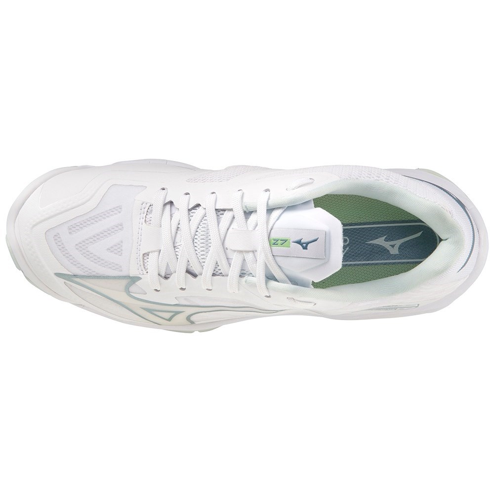 Mizuno Wave Lightning Z7 - Womens Indoor Court Shoes - White/Glacial ...