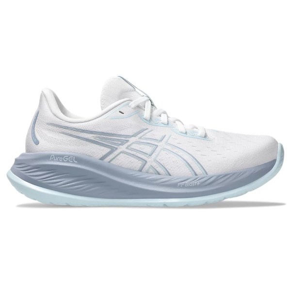 Asics Gel Cumulus 26 - Womens Running Shoes - White/Cool Grey