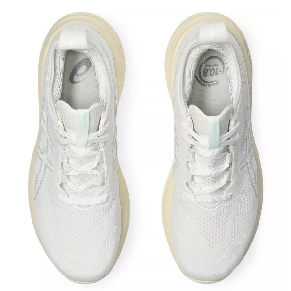 Asics Gel Nimbus 26 - Mens Running Shoes - White/White