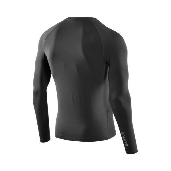 Skins Series-2 Mens Compression Long Sleeve Top - Black