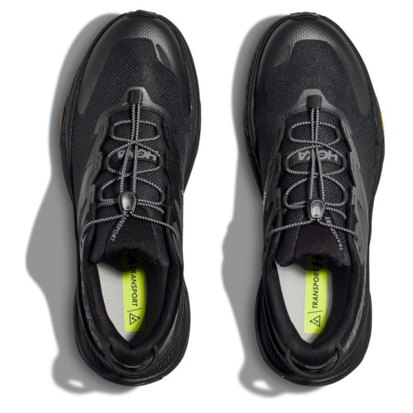 Hoka Transport - Mens Walking Shoes - Black/Black