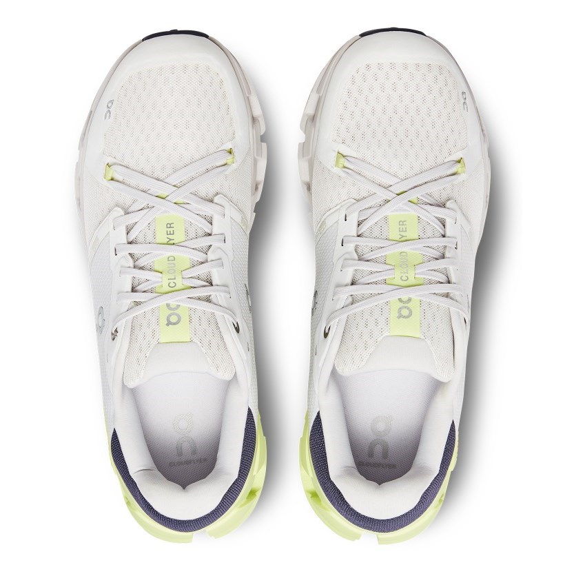 On Cloudflyer 4 - Mens Running Shoes - White/Hay | Sportitude