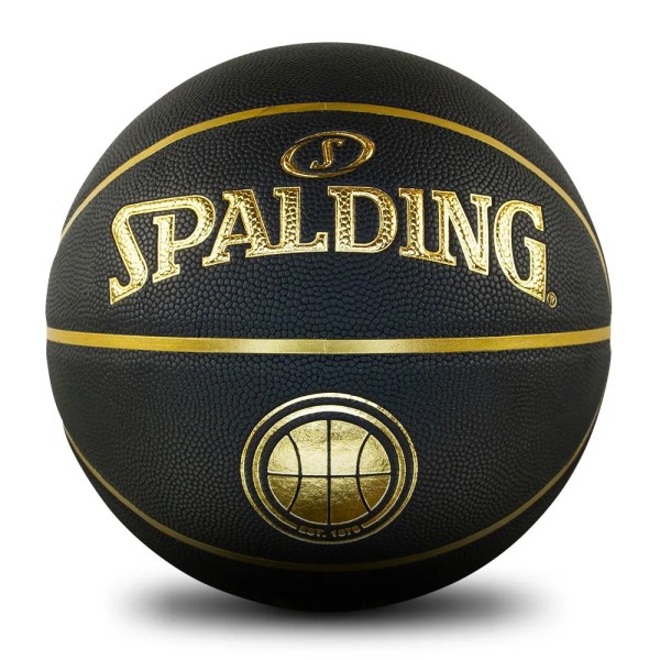 Spalding Original Game Ball Indoor/Outdoor Basketball - Black/Gold