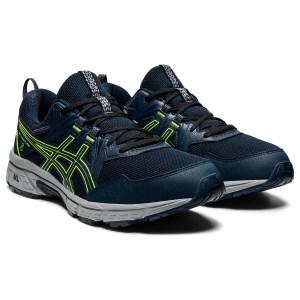 Asics Gel Venture 8 - Mens Trail Running Shoes - French Blue/Hazard Green