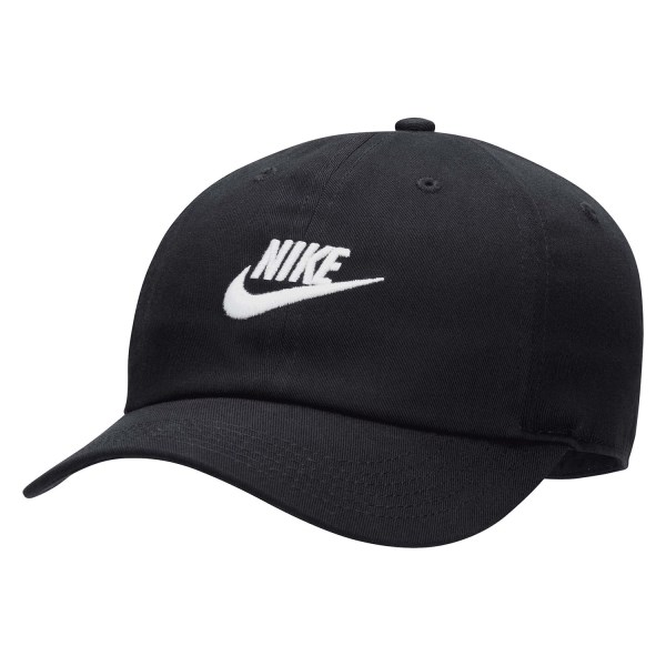 Nike Club Unstructured Futura Wash Kids Cap - Black/White