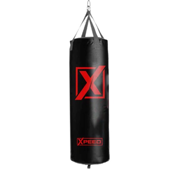 Xpeed Contender Boxing Bag 80cm - Black/Red