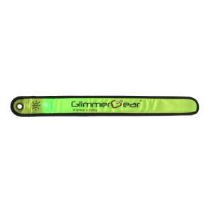 Glimmer Gear LED High Visibility Slap Band - Green